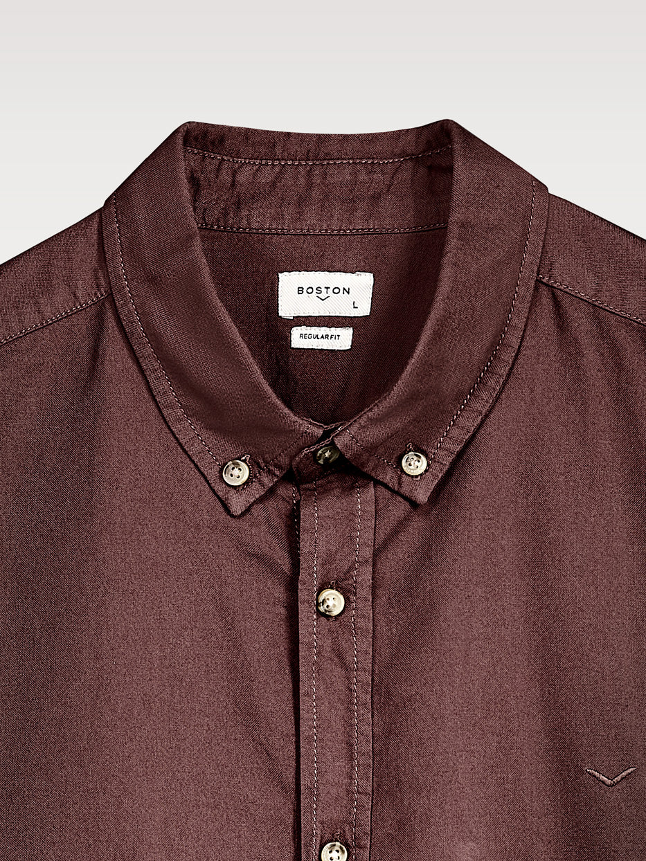 Camisa oxford regular fit