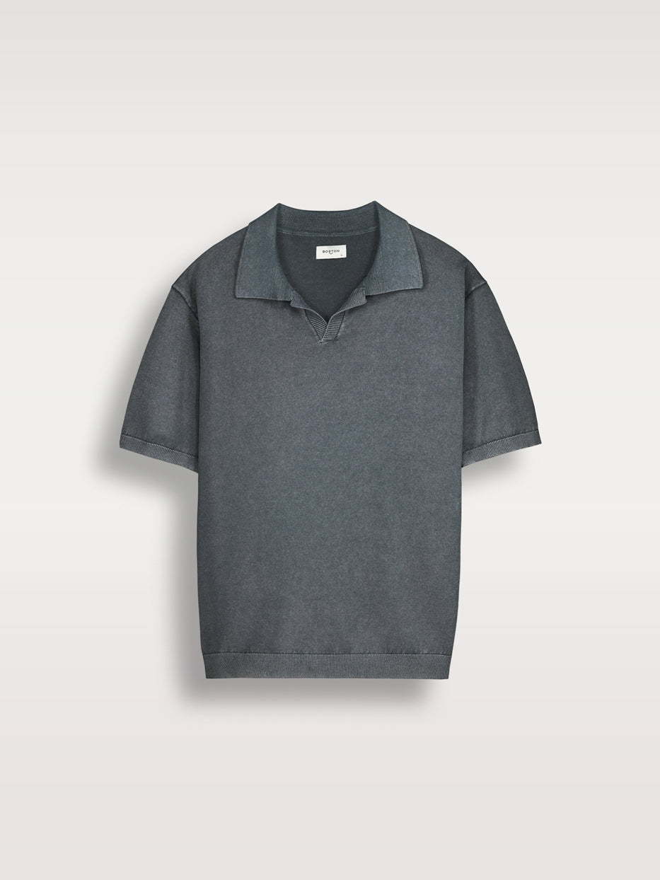 Polo manga corta tricot