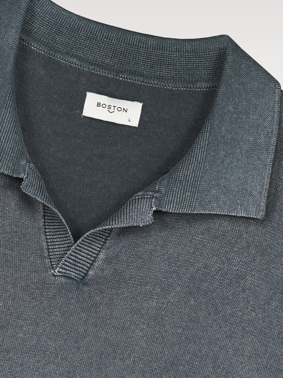 Polo manga corta tricot
