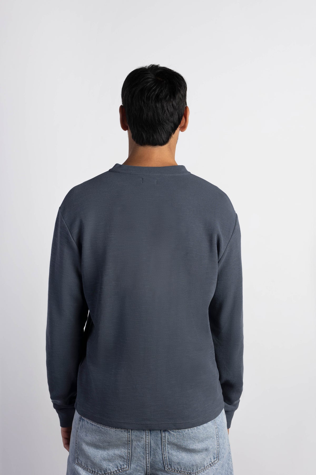 Camiseta punto cuello panadero