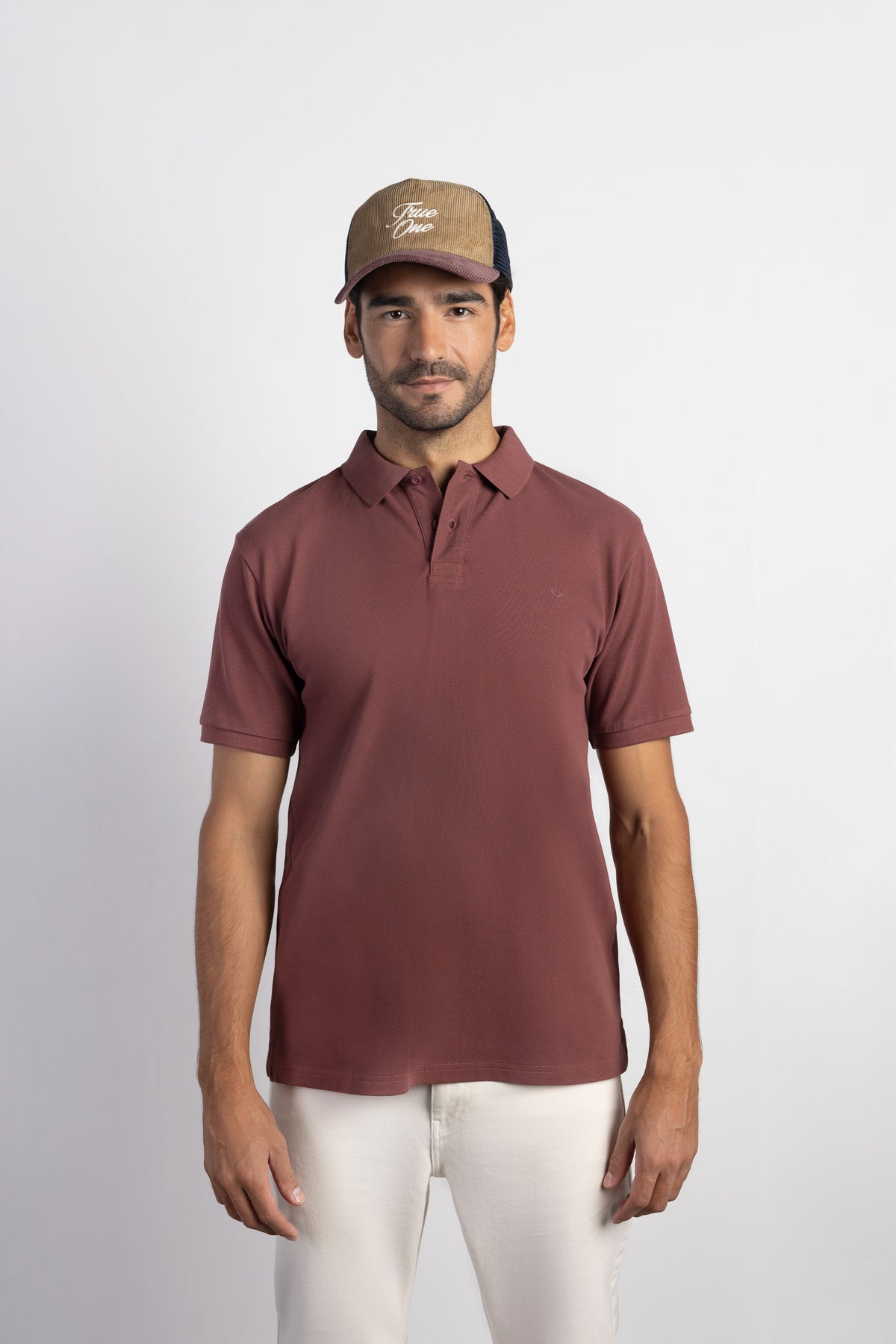 Polo algodón manga corta esencial