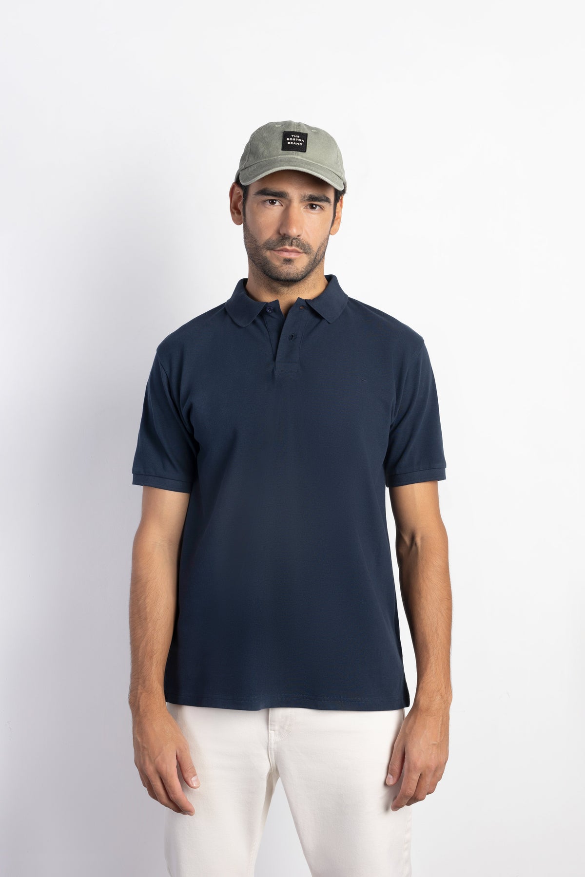 Polo algodón manga corta esencial