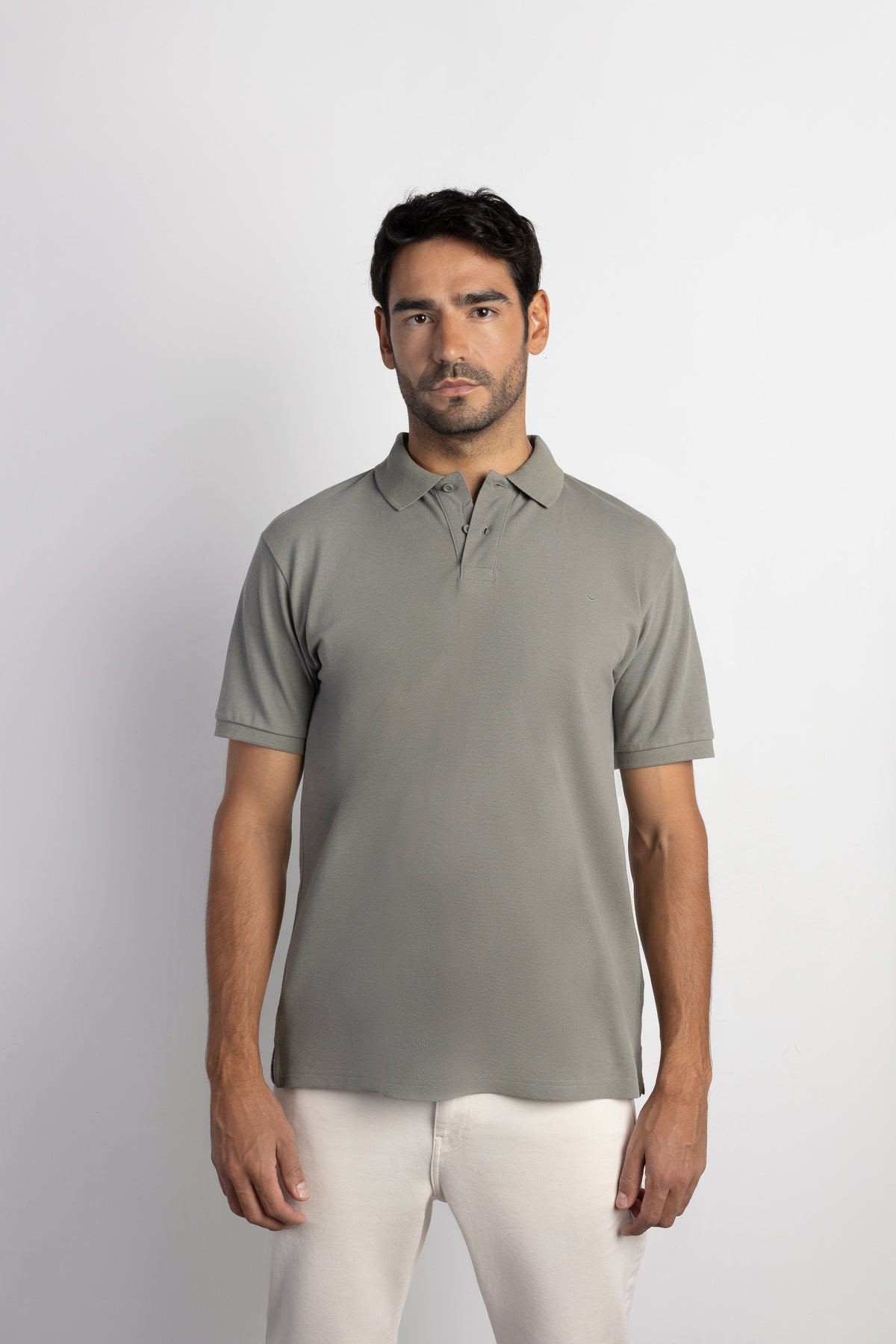 Polo algodón manga corta esencial