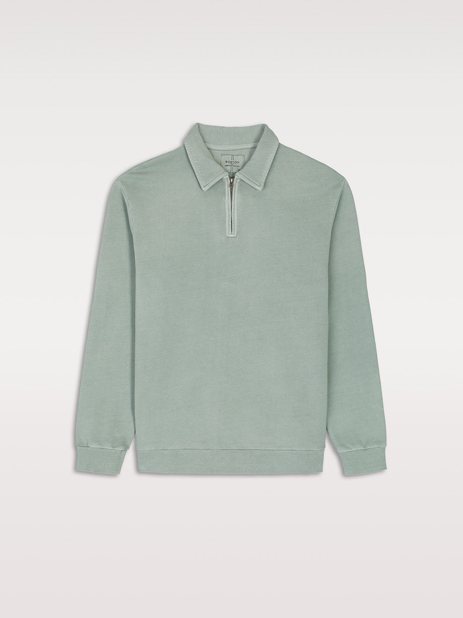 Sudadera polo cremallera