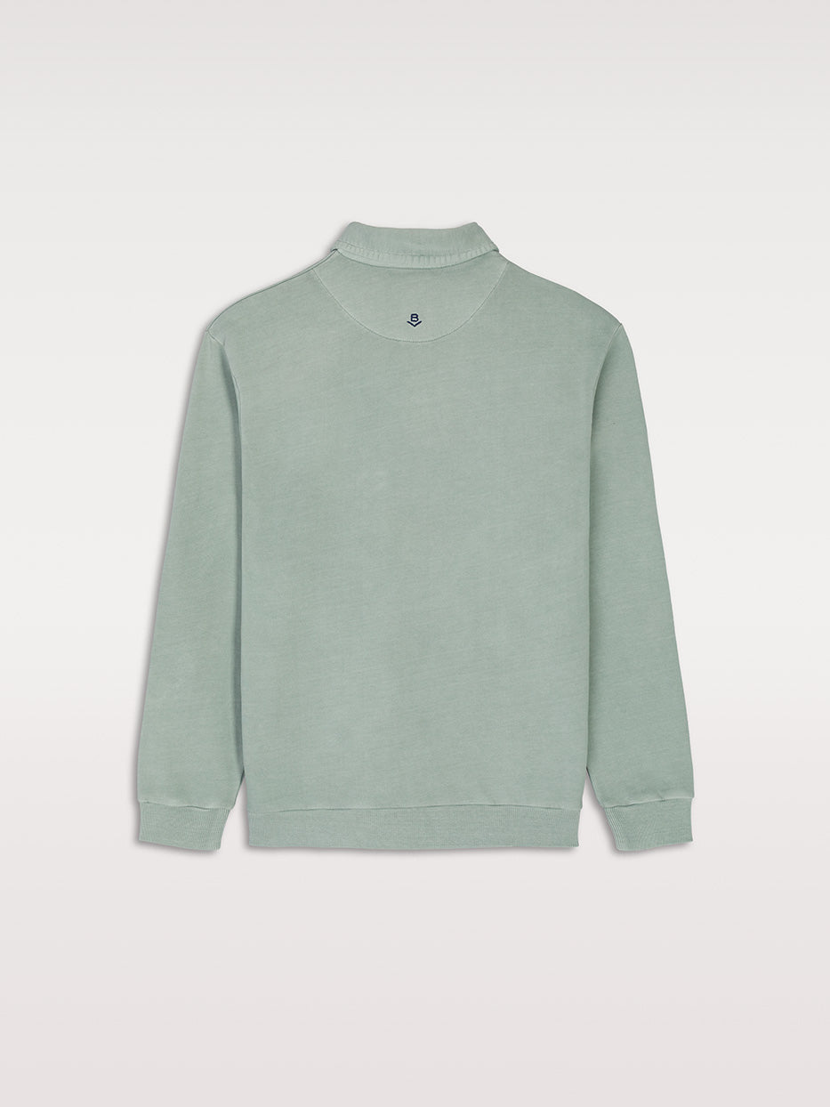 Sudadera polo cremallera