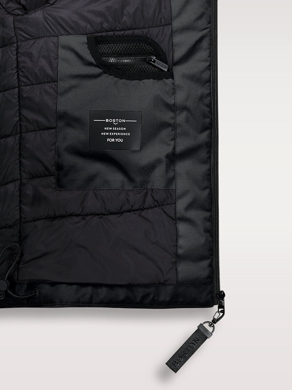 Parka corta acolchada