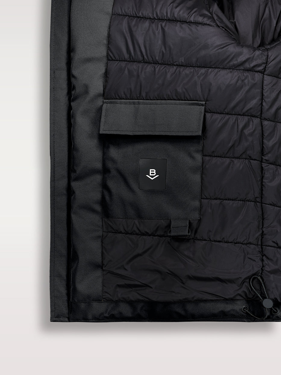 Parka corta acolchada