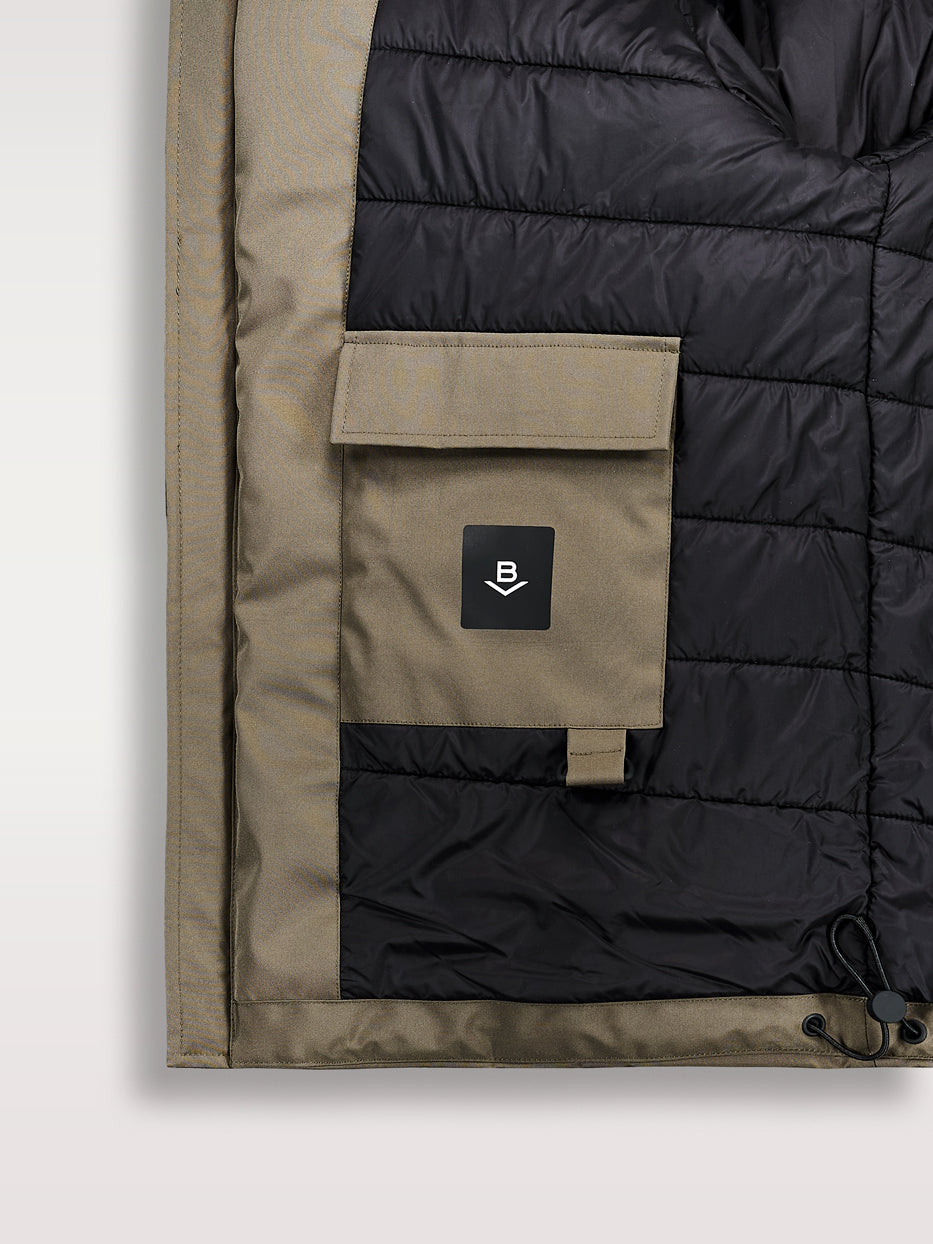 Parka corta acolchada