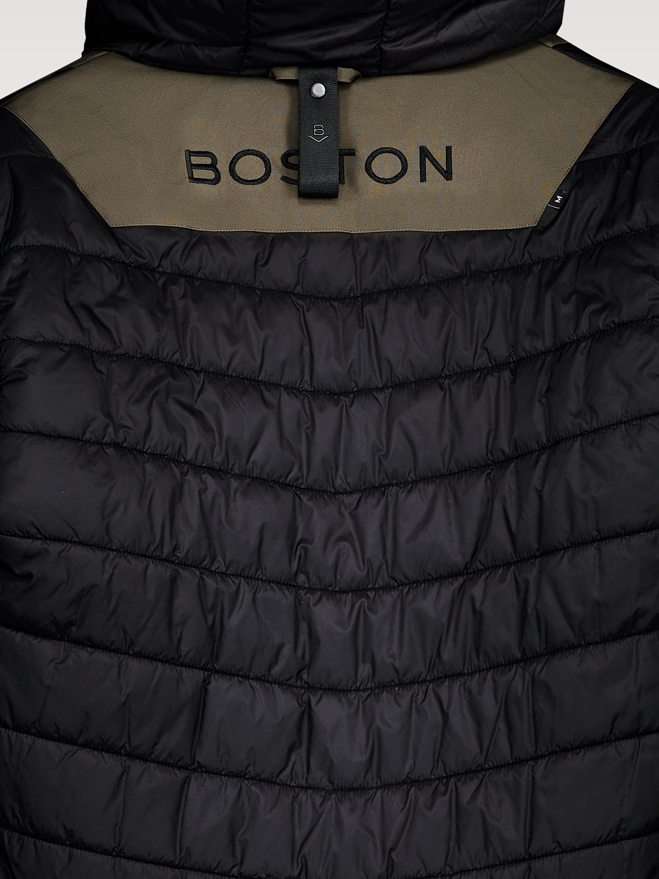 Parka corta acolchada